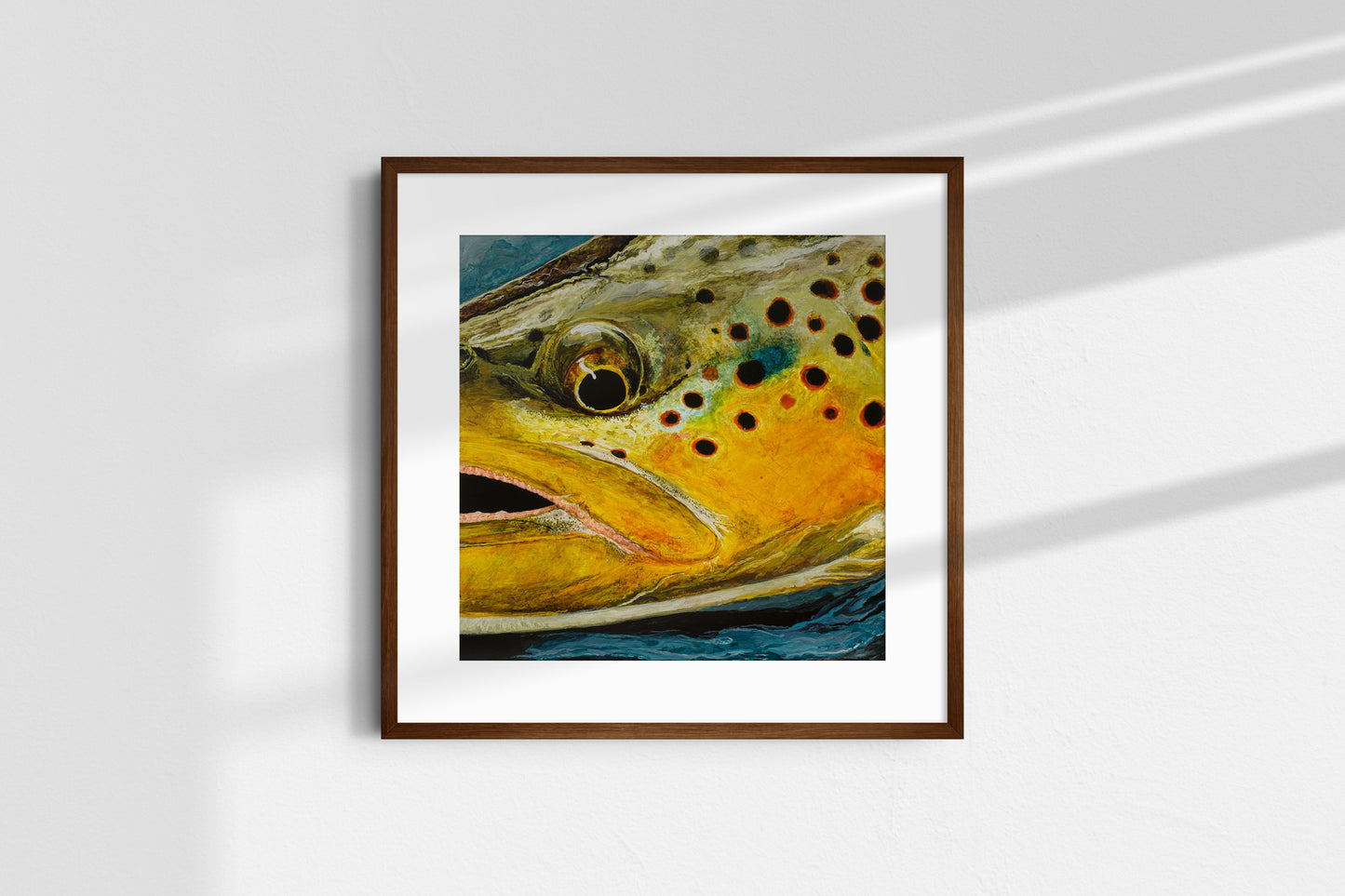 "Brown Trout" Metallic Paper Print