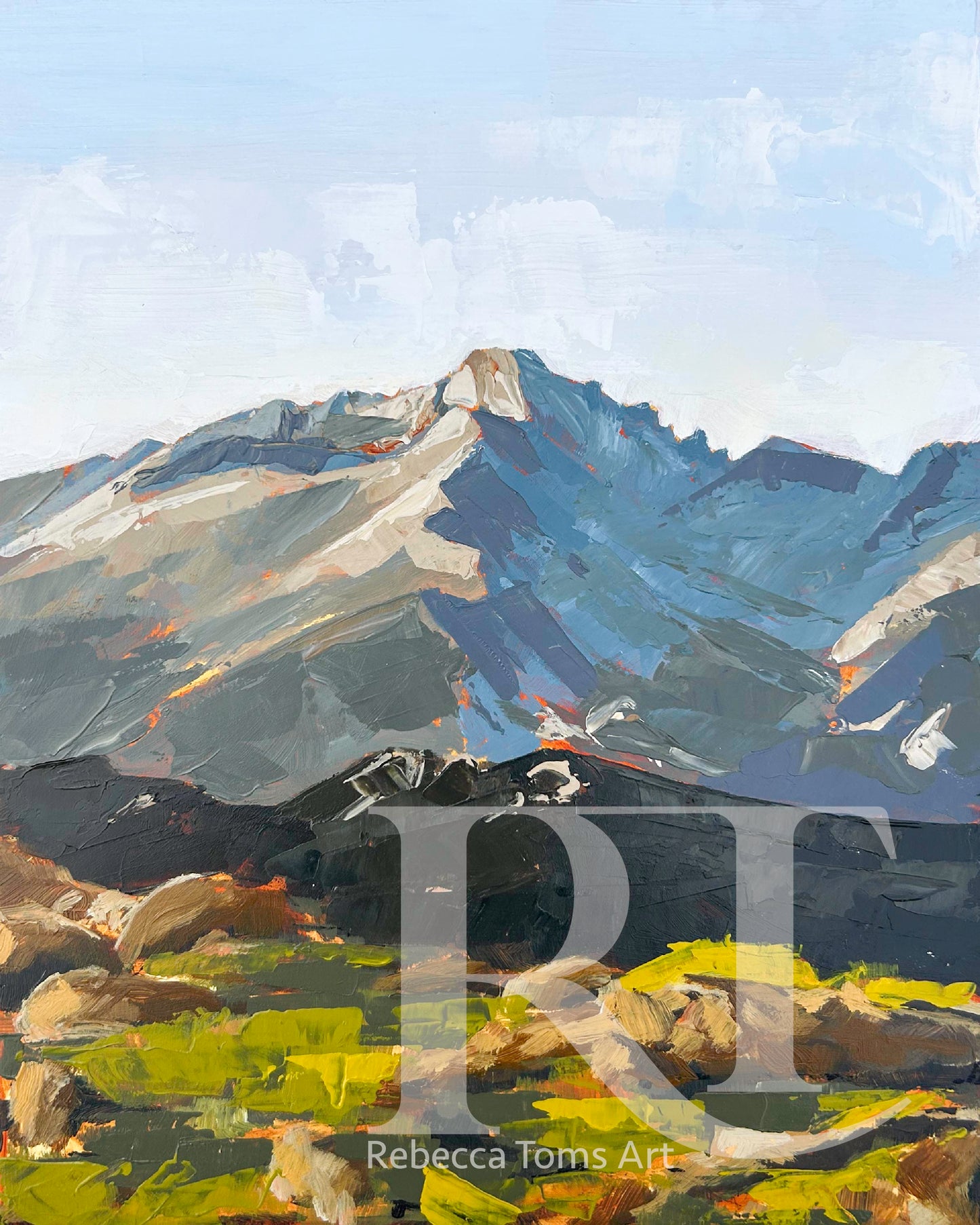 "Longs Peak" Print