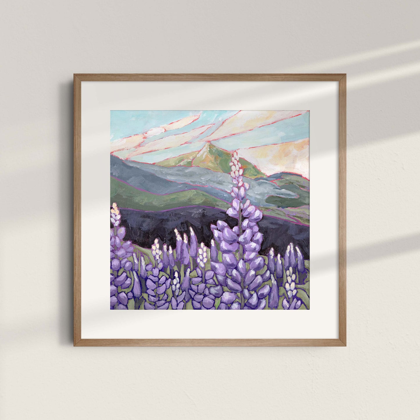 "Lupine" Wildflower Series Print