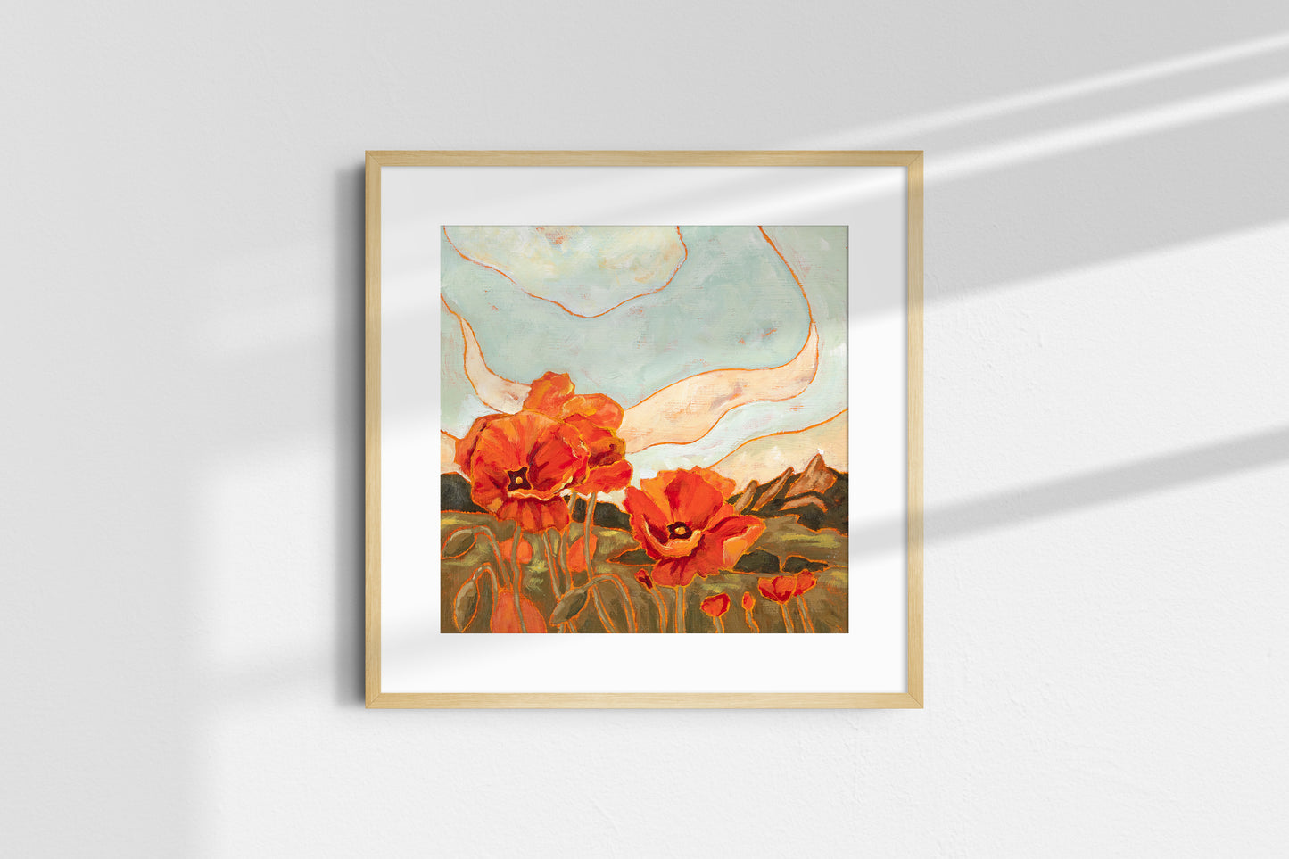 "Poppies" Wildflower Series Print