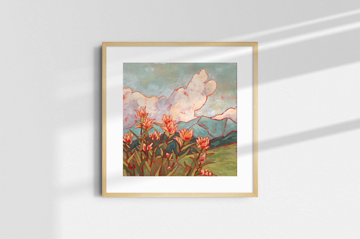 "Indian Paintbrush" Wildflower Series Print