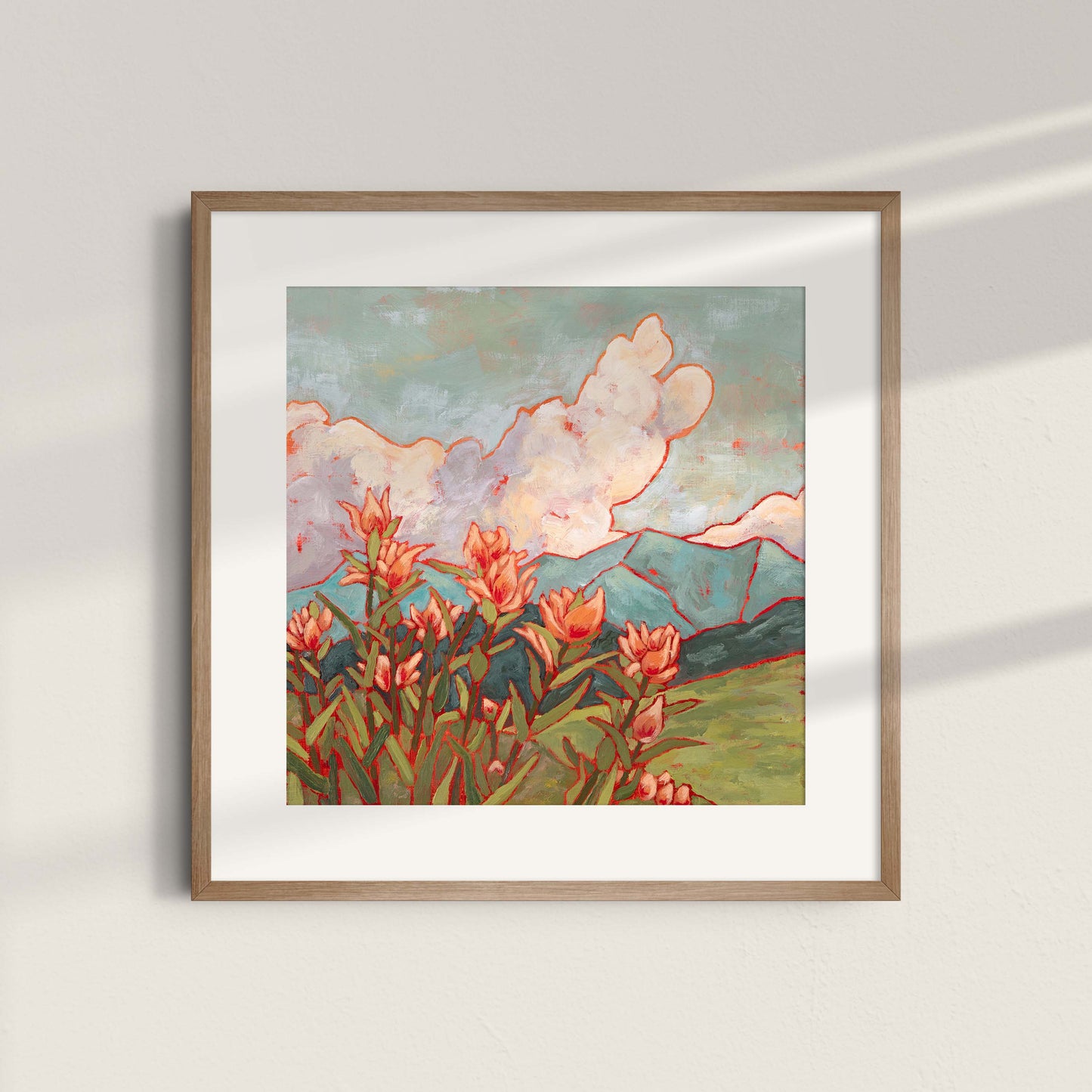 "Indian Paintbrush" Wildflower Series Print