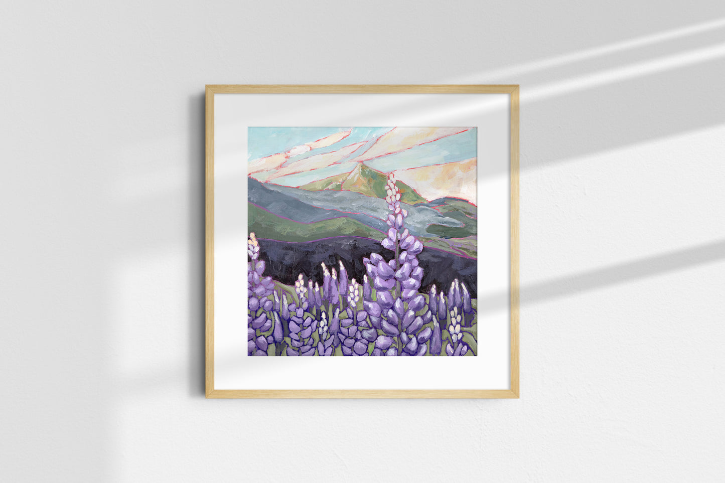 "Lupine" Wildflower Series Print
