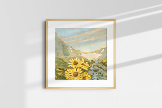 "Old-Man-of-the-Mountain" Wildflower Series Print