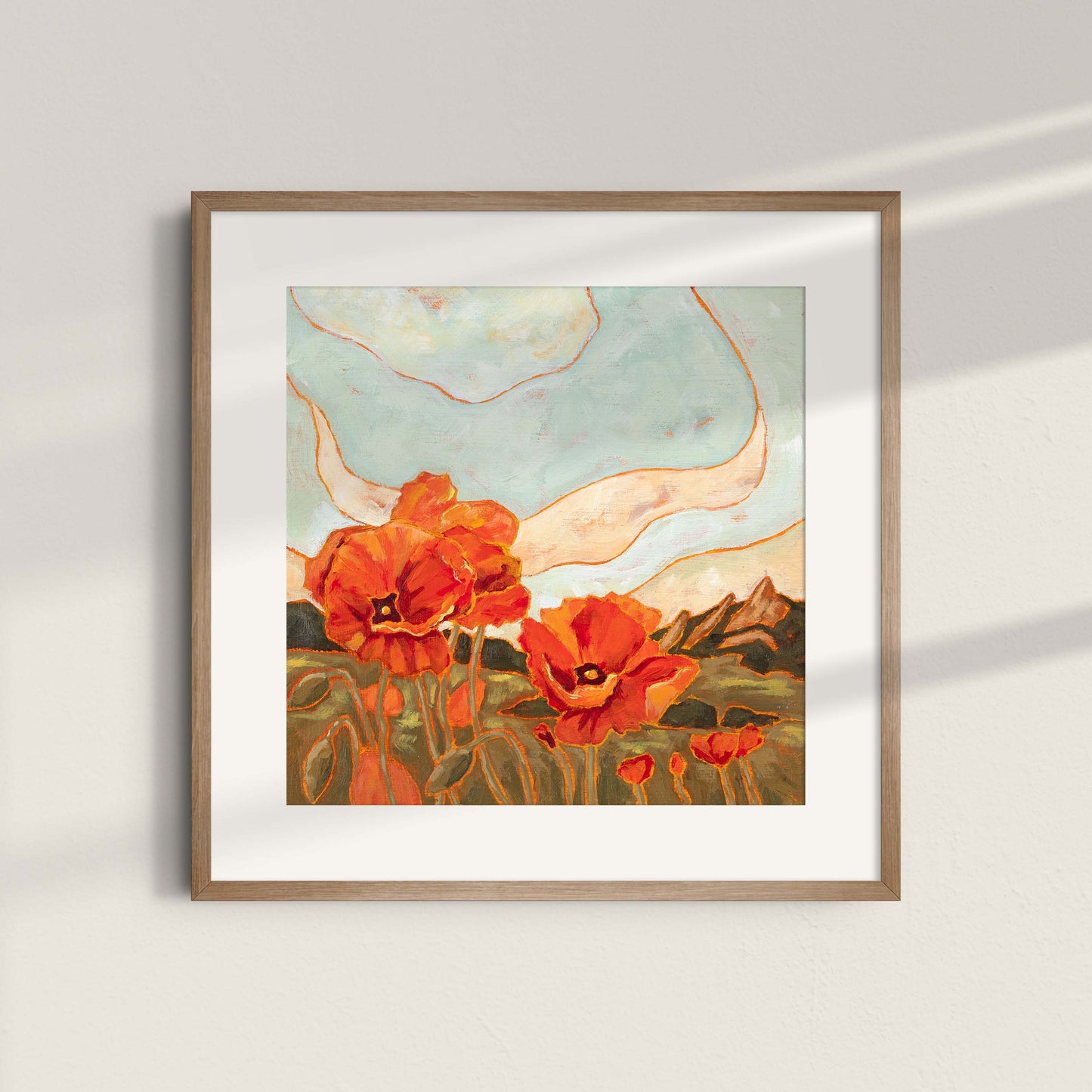 "Poppies" Wildflower Series Print