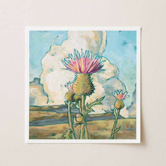 "Thistle" Wildflower Series Print